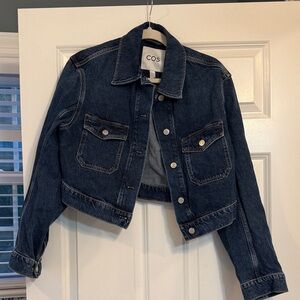 COS Cropped Indigo Denim Jacket